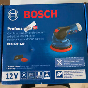 Hình ảnh thực tế dòng máy chà nhám dùng pin Bosch GEX 12V-125