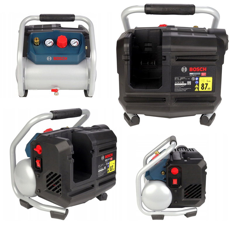 Ảnh chụp mặt bên dòng máy nén khí Bosch GKO 18V-51