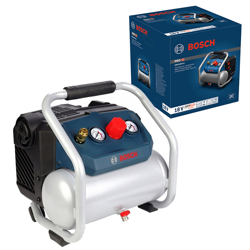 Máy nén khí Bosch GKO 18V-51 chạy pin tiện lợi
