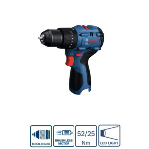 Máy khoan pin Bosch GSB 16V-50 có chức năng khoan có búa tác động